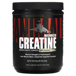 Креатин моногідрат Universal Animal Micronized Creatine, Monohydrate Powder 300 g (Unflavored) Universal