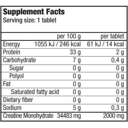 Креатин BioTech Creatine Zero Effervescent 18 tabs (Blue Grape) BioTech