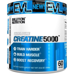 Креатин моногидрат Evlution Nutrition Creatine 5000 300g (Pure) Evlution Nutrition