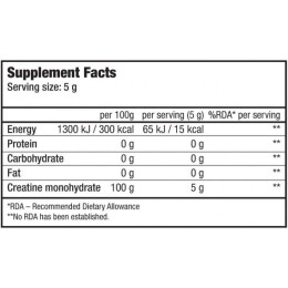 Креатин моногидрат Scitec Nutrition Creatine monohydrate 100% 300 g Scitec Nutrition