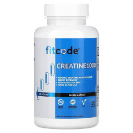 Креатин Fitcode Creatine1000, 500 mg, 60 Veggie Capsules GMP