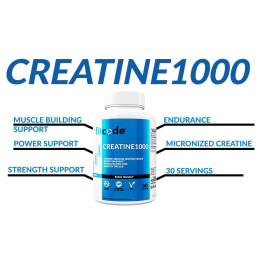 Креатин Fitcode Creatine1000, 500 mg, 60 Veggie Capsules GMP