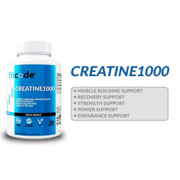 Креатин Fitcode Creatine1000, 500 mg, 60 Veggie Capsules GMP