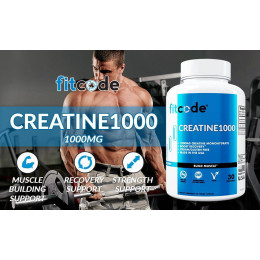 Креатин Fitcode Creatine1000, 500 mg, 60 Veggie Capsules GMP