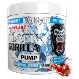 Предтренировочный комплекс Activlab Black Gorilla Ice Pump 300 g (Strawberry Lemonade) Activlab