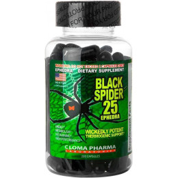 Черный паук Black Spider 100 caps Cloma Pharma