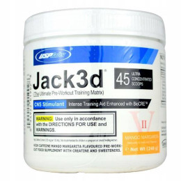 Передтренувальний комплекс USP Labs Jack3d V2 248 g (Mango) USPlabs