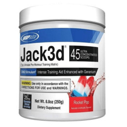 Передтренувальний комплекс USPlabs Jack3d 250 g (Rocket Pop) USPlabs