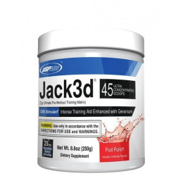 Предтренировочный комплекс USPlabs Jack3d 250 g (Fruit Punch) USPlabs