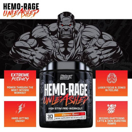 Предтренировочный комплекс Nutrex Hemo Rage Black Ultra Concentrate 220g (Orange-Mango) Nutrex