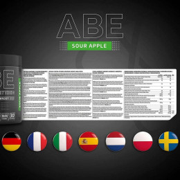 Предтренировочный комплекс Applied Nutrition ABE 315 g (Sour Apple) Applied Nutrition