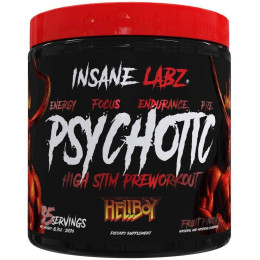 Предтренировочный комплекс Insane Labz Psychotic Hellboy 247 g (Fruit Punch) Insane labz