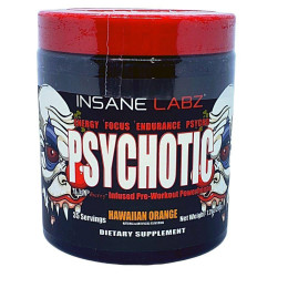 Предтренировочный комплекс Psychotic Mens 220 g Hawaiian Orange Insane labz