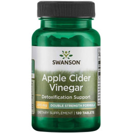 Apple Cider Vinegar - Double Strength 200 mg 120 Tabs Swanson