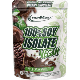 100 % Vegan Soy Protein Isolate 500g (Chocolate) IronMaxx