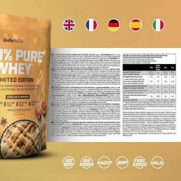 Протеїн BioTech 100% Pure Whey 1000 g (Apple pie) BioTech