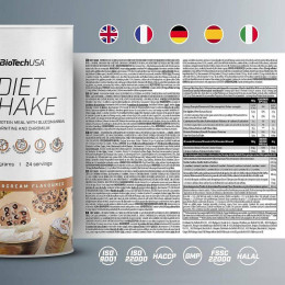 Протеин BioTech Diet Shake 720 g (Cookies & Cream) BioTech