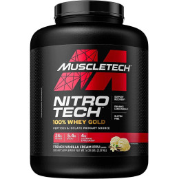 Протеин MuscleTech Nitro Tech 100% Whey Gold 2270 g (French vanilla) Muscletech