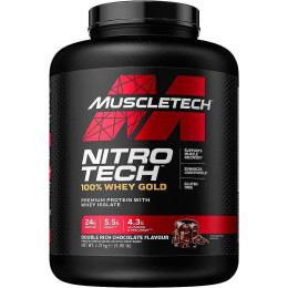 Протеин MuscleTech Nitro Tech 100% Whey Gold 2270 g (Chocolate) Muscletech