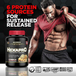 Протеин AllMax Nutrition Hexapro High-Protein Lean Meal 907 g (Strawberry) AllMax Nutrition