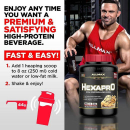 Протеин AllMax Nutrition Hexapro High-Protein Lean Meal 907 g (Strawberry) AllMax Nutrition