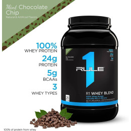 Протеин Rule 1 R1 Whey Blend 905g (Mint-chocolate crumb) Rule 1