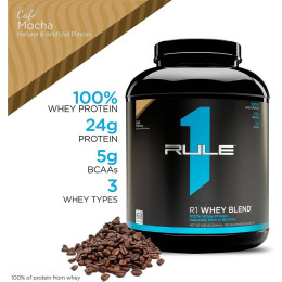 Протеин Rule 1 R1 Whey Blend 2270g (Mocha coffee) Rule 1