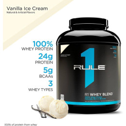 Протеїн Rule 1 R1 Whey Blend 2270g (Vanilla ice cream) Rule 1