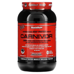 Ізолят яловичого протеїну MuscleMeds Carnivor, Bioengineered Beef Protein Isolate 840 g (Cookies & Cream) MuscleMeds