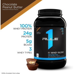 Протеїн Rule 1 R1 Whey Blend 905g (Chocolate peanut butter) Rule 1