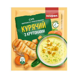 Суп миттєвого приготування - 30x20g Курячий з крутонами VALE