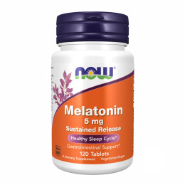 Melatonin 5 mg - 120 tabs Now Foods