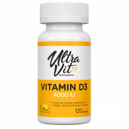 Vitamin D3 4000IU - 120 softgels VPLab