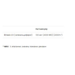 Vitamin D3 4000IU - 120 softgels VPLab
