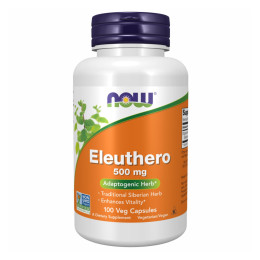 Eleuthero 500mg - 250 vcaps Now Foods