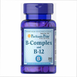 B-Complex B-12 - 180 tabs Puritans Pride