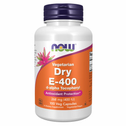 DRY E-400 - 100 vcaps Now Foods