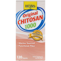 Хитозан Natural Balance (Original Chitosan) 250 мг 120 капсул