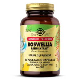 Екстракт смоли босвеллії Solgar (Boswellia Resin Extract) 60 вегетаріанських капсул