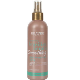 Термозащитный спрей с кератином для эластичности волос Beaver (Brazilian Keratin Smoothing Heat Protection Spray) 200 мл