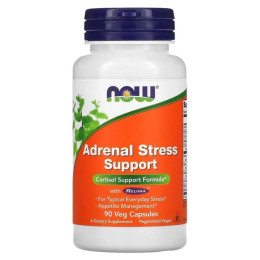 Витамины для снижения уровня кортизола Now Foods (Super Cortisol Support) 90 растительных капсул