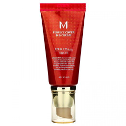 BB крем №13 сияющий бежевый Missha (Perfect Cover B.B Cream SPF 42 PA+++ No. 13 Bright Beige) 50 мл