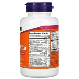 Мультивитамины и минералы Now Foods (Daily Vits) 120 вегетарианских капсул