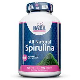 Спирулина Haya Labs All Natural Spirulina 500 mg 100 tabs