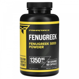 Семена пажитника Primaforce Fenugreek Seed Powder, 675 mg, 180 Capsules Primaforce