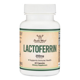 Лактоферин Double Wood Lactoferrin 250 mg, 60 capsules