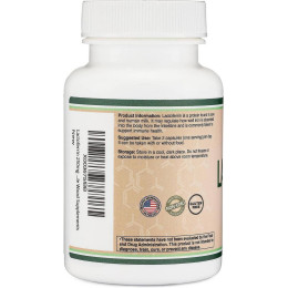 Лактоферин Double Wood Lactoferrin 250 mg, 60 capsules