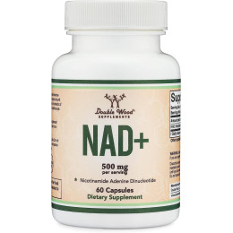 NAD+ (нікотинамід аденін динуклеотид) Double Wood NAD+ (Nicotinamide Adenine Dinucleotide) 500 mg, 60 capsules