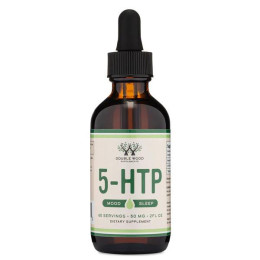 5-гідрокситриптофан Double Wood 5-HTP Liquid Drops 50 mg in 1 ml, 60ml