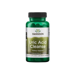 Очиститель мочевой кислоты Swanson Uric Acid Cleanse, 60 Veggie Capsules Swanson